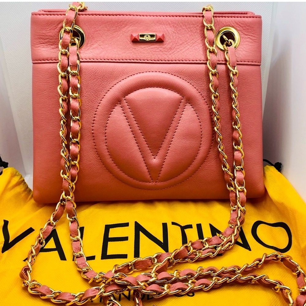 VALENTINO by MARIO VALENTINO ♡ Rita Pink Leather ♡ Shoulder Bag 💲 Price to Sell